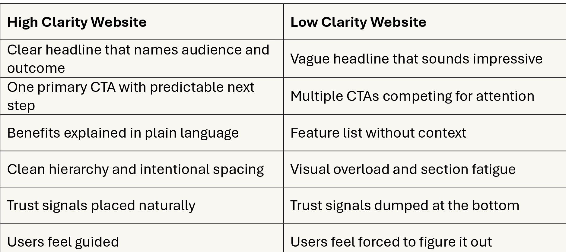 Foxxy The “Clarity Gap”: Why Users Don’t Convert Even When Your Product Is Good
